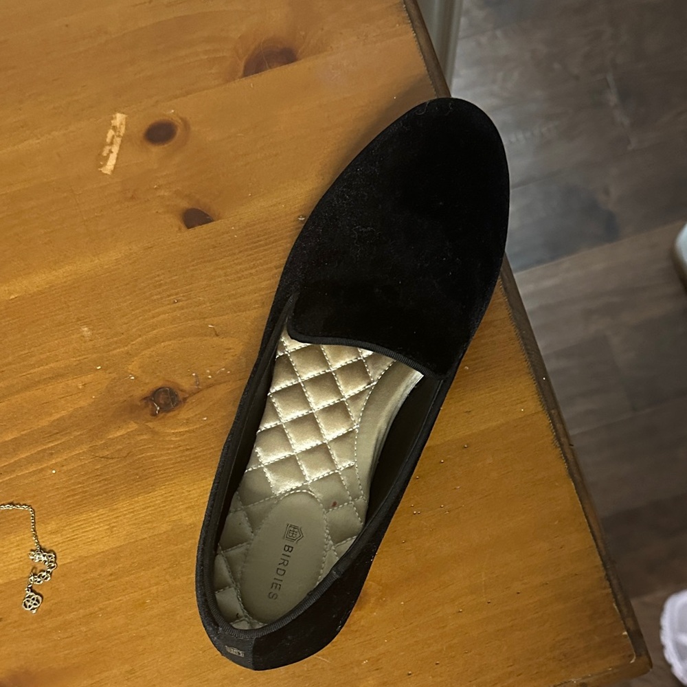Birdies Black Velvet Flats - Picture 6 of 6